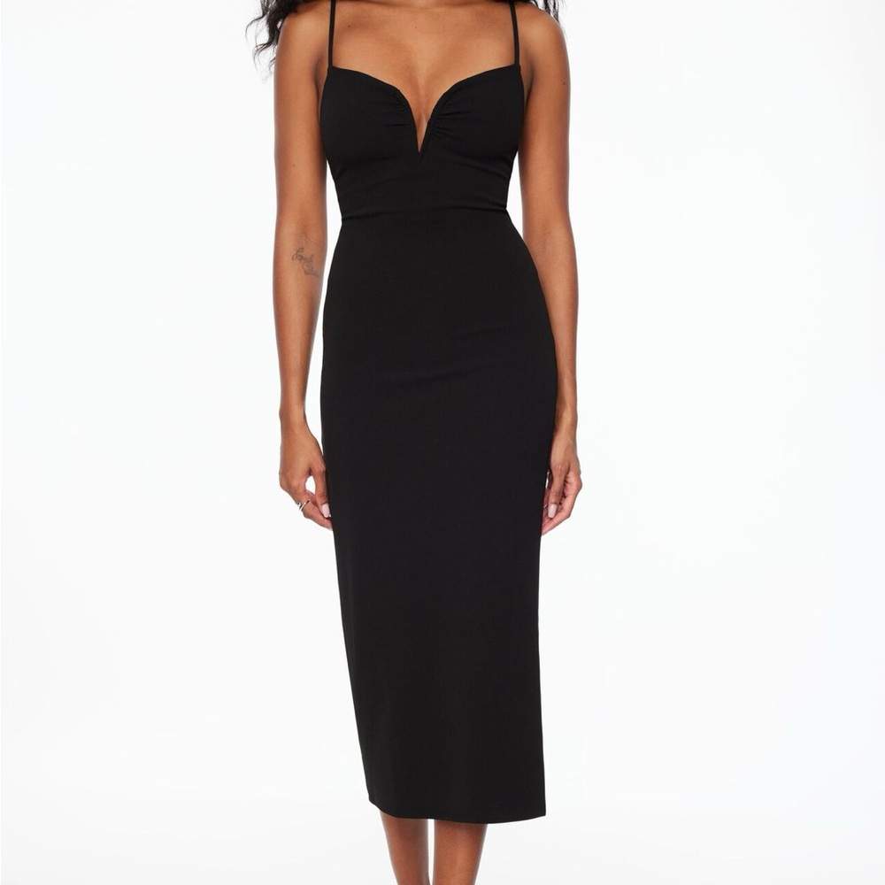 NWOT Dynamite Black Midi Dress